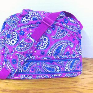 Vera Bradley Purple Weekender/ Luggage